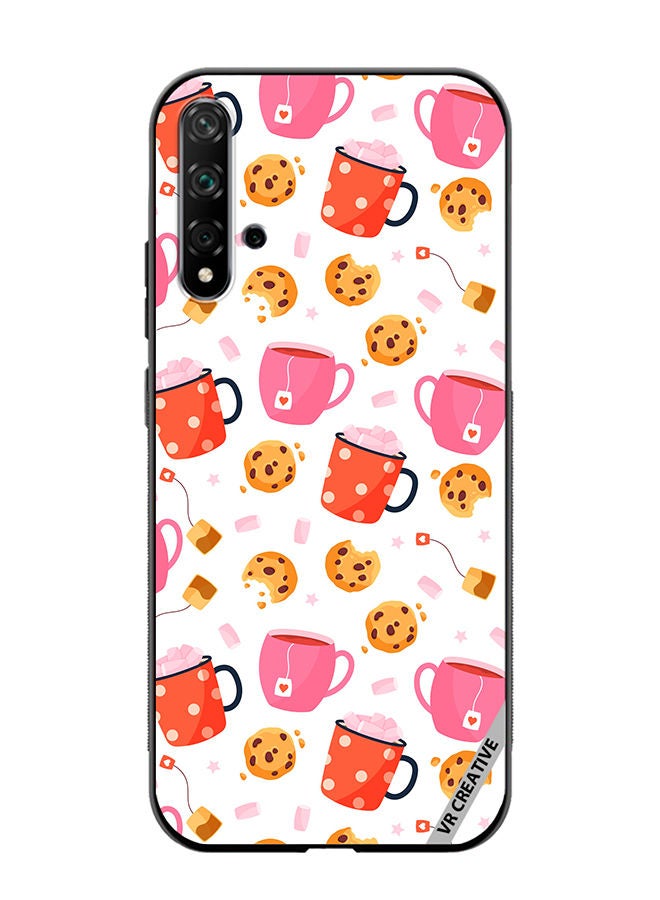 VR CREATIVE Protective Case Cover For Huawei Nova 5T Sweet Seamless Pattern Design Multicolour - Image 1