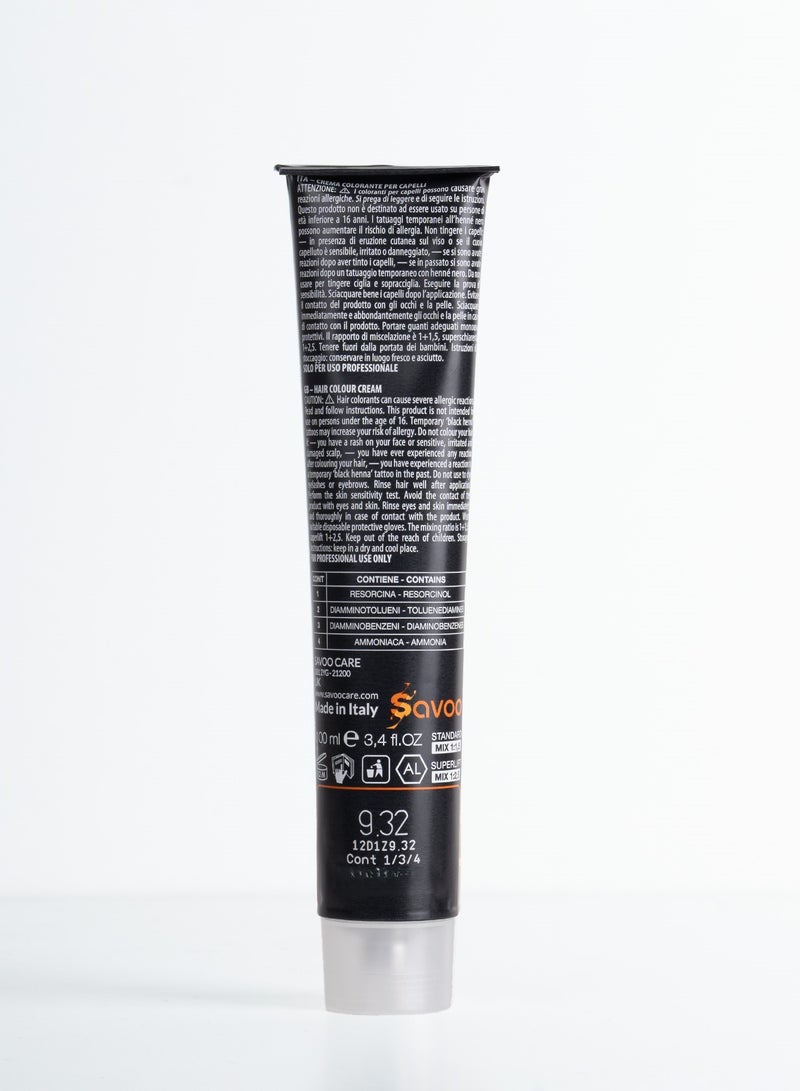 SAVOO Hair Color Cream #R Red – Permanent Hair Dye with Oil Plex & Plant Extracts | 100ml | Intense, Long-Lasting Red with Grey Coverage & Shine - Image 3