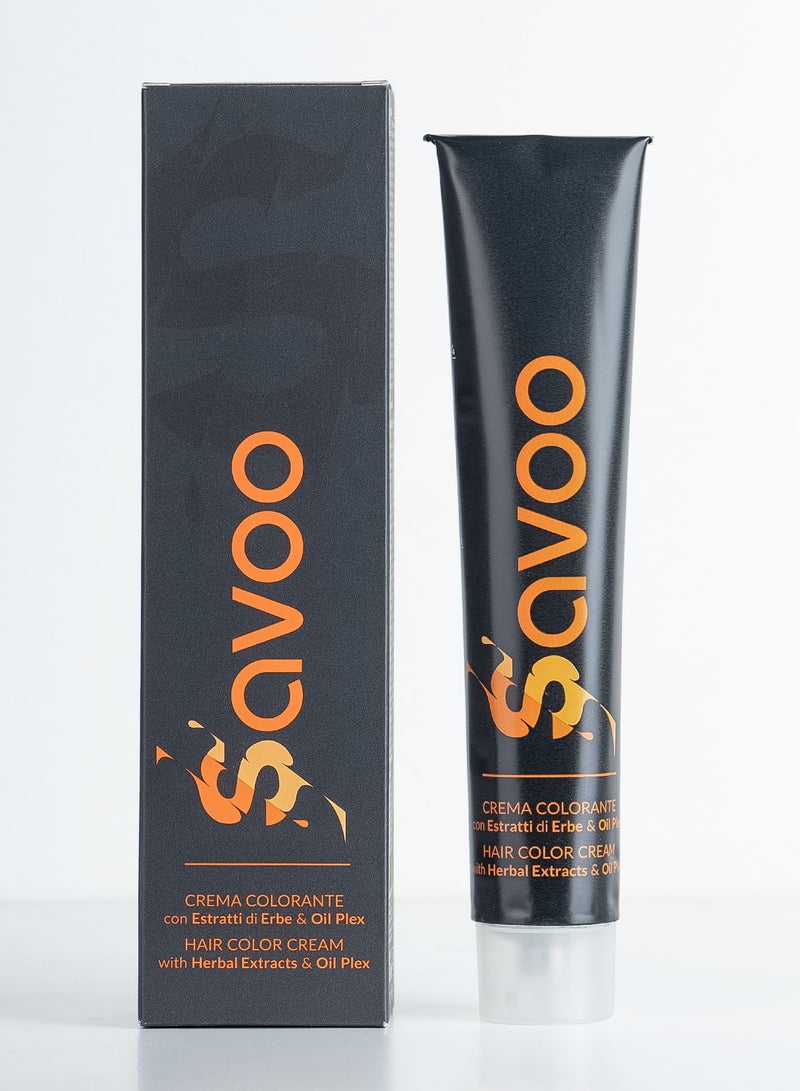 SAVOO Hair Color Cream #R Red – Permanent Hair Dye with Oil Plex & Plant Extracts | 100ml | Intense, Long-Lasting Red with Grey Coverage & Shine - Image 4