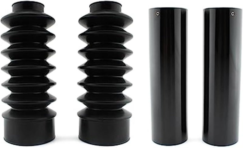 Vuzmode Motorcycle Front Fork Gaiters and Cap Set - Image 3