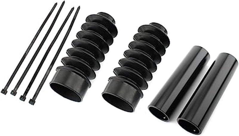 Vuzmode Motorcycle Front Fork Gaiters and Cap Set - Image 2