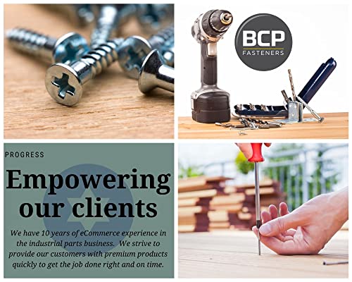 BCP Fasteners 3/16" x 1-1/4" Concrete Screws 100Pack with Drill Bit for Easy Installation, Hex Head Diamond Tip Concrete Anchors, Rust Resistance, Versatile for Brick & Block(BCP486) - Image 3