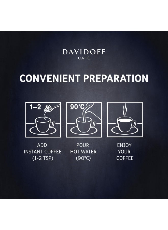 Davidoff DAVIDOFF Rich Aroma Instant Coffee - Vivid and Spicy - Strong Body and Pleasant Acidity - 100% Arabica Beans - 10/12 Intensity - 2 x 3.52 oz  - Image 5