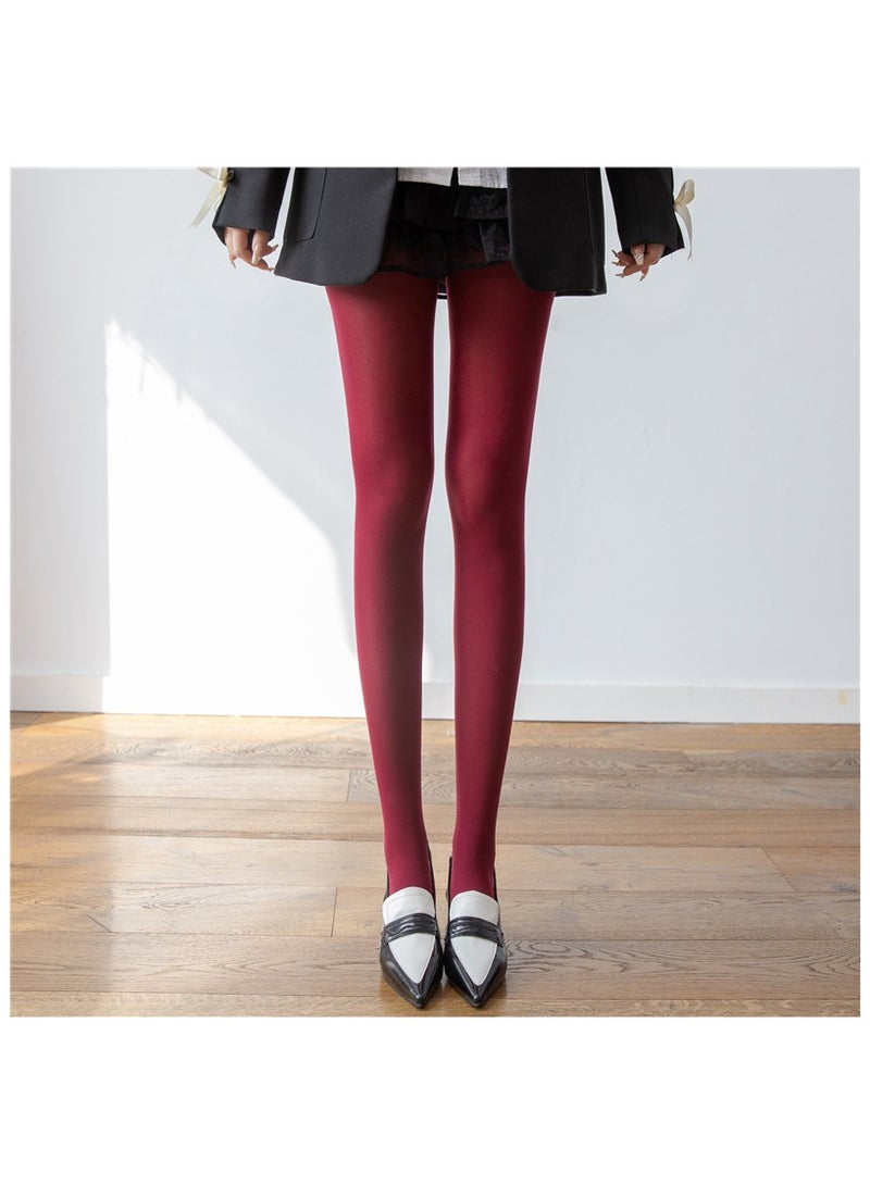 Fashionable Women's Stockings 120D Solid Color Matte Tight Fitting Pantyhose 