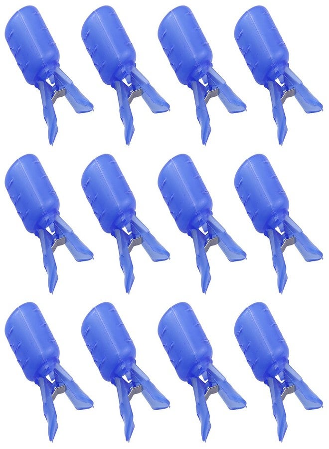 RLECS Fishing Squid Hooks Cover 12PCS Blue Portable Squid Jig Hook Protector, Fishing Jigs Lure Covers, Fishing Hook Cover, Fishing Hook Bonnets, Fishing Jigs Lure Cover - Image 1