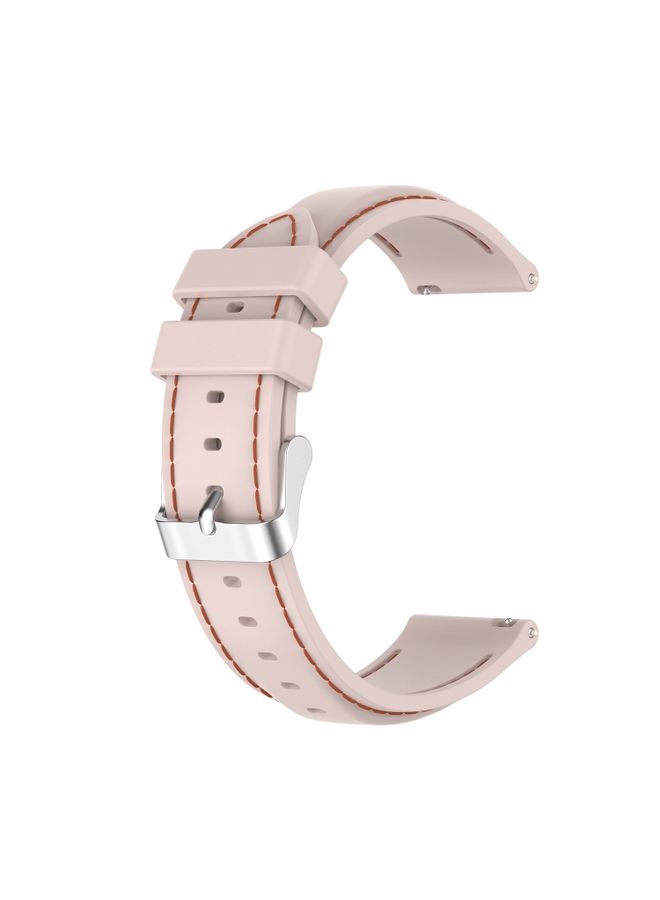 Replacement Strap For Huawei Watch 3 / 3 Pro 22mm Silicone Watch Band Lotus Root Pink 