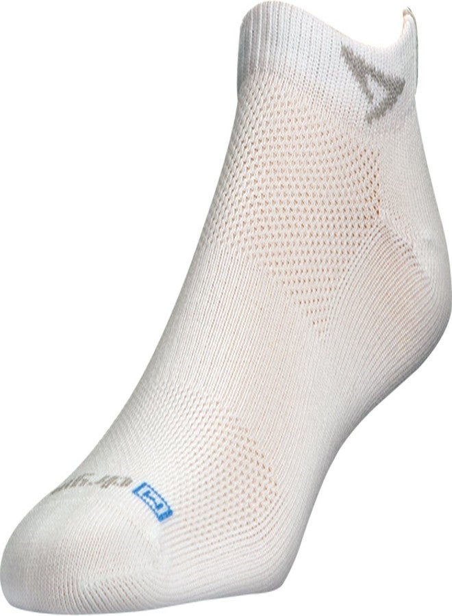 جوارب رياضية قصيرة رفيعة للجنسين من درايماكس، لون أبيض، مقاس صغير