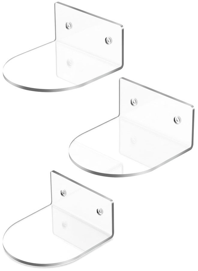 NiHome Floating Shelves 3 Pack, Clear Acrylic Wall Display for LEGO, Funko - Image 1