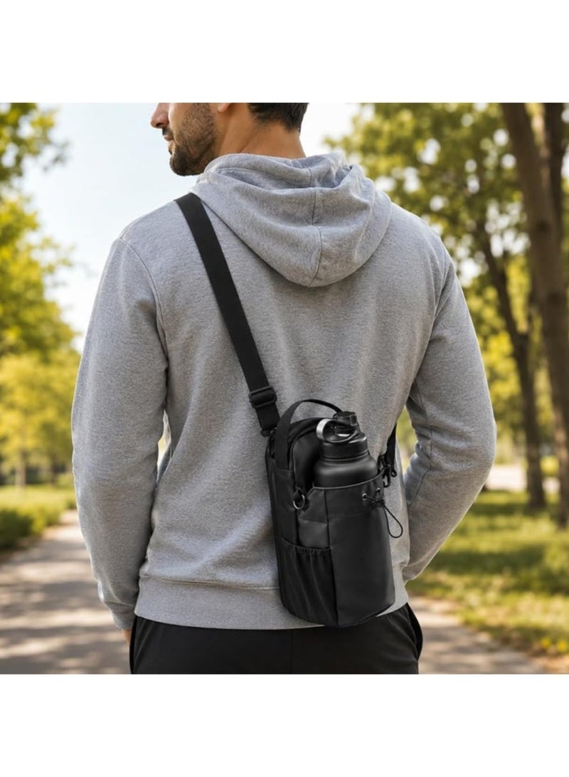 UShop U-Shop | New Sports Bag: Features a water bottle holder, multiple pockets, a magnetic mount, and an adjustable shoulder strap—ideal for the gym, walking, and travel. - Image 5