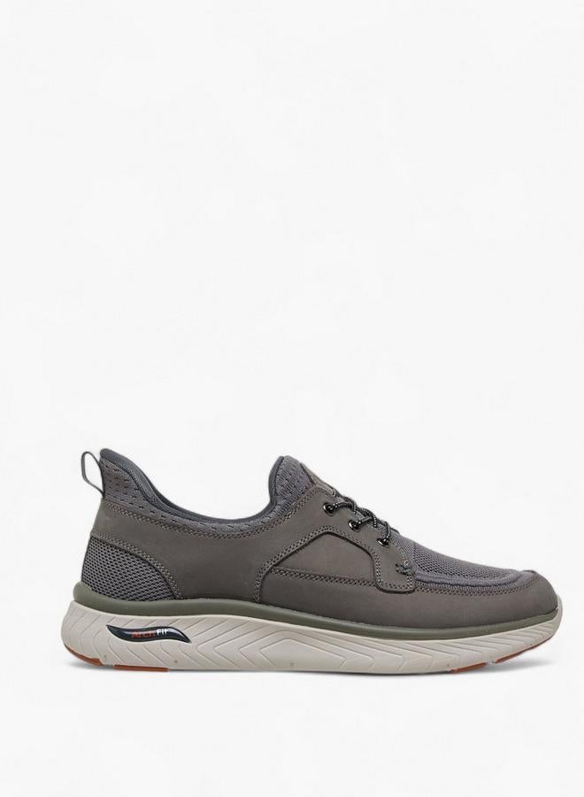 Le Confort Men Panelled Slip-On Leather Loafers - Image 3