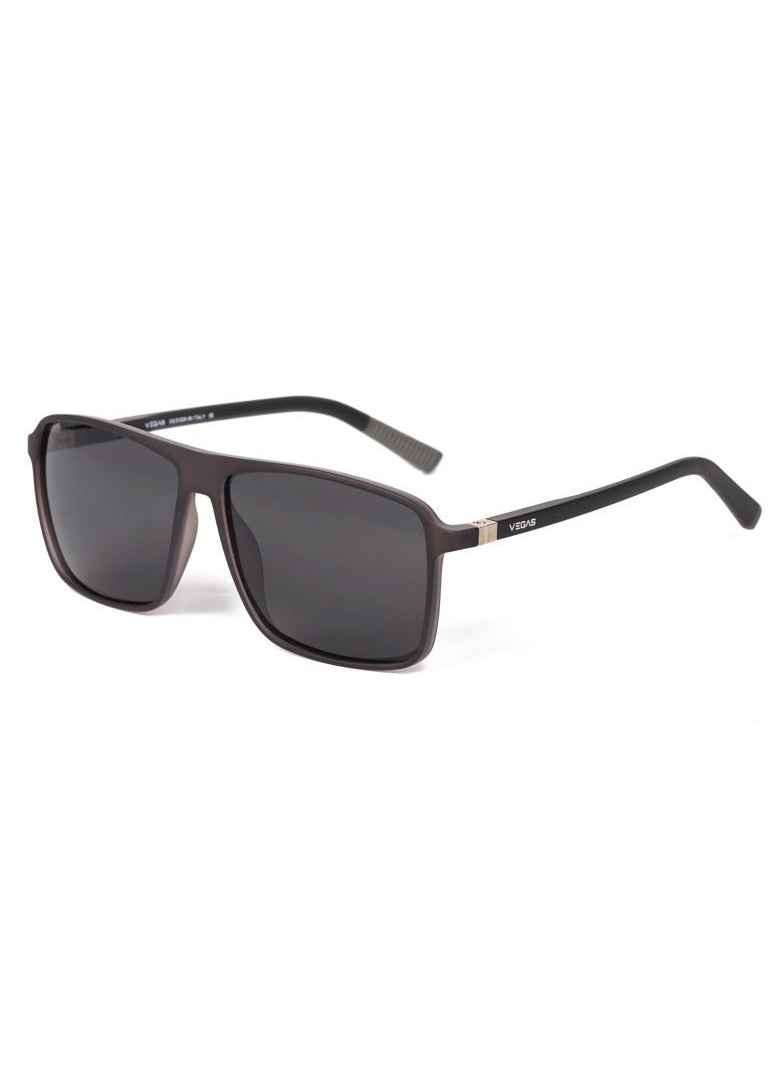 VEGAS - Unisex Sunglasses V2065 - Darkgrey - Image 1