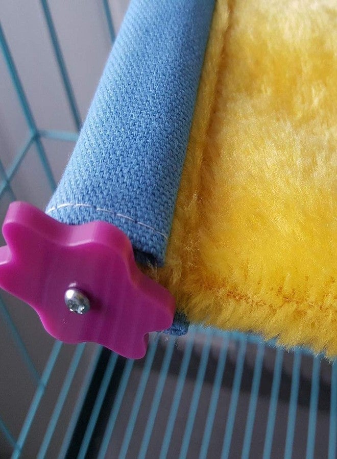 Litewoo Bird Nest Bed Hammock Toy Hamster Warm Comfortable Hanging House Perch Stand for Parrot Parakeet Cockatiel African Grey Cockatoo Lovebird Conure Finch Chinchilla Rat Gerbil Cage Accessories (L) - Image 5