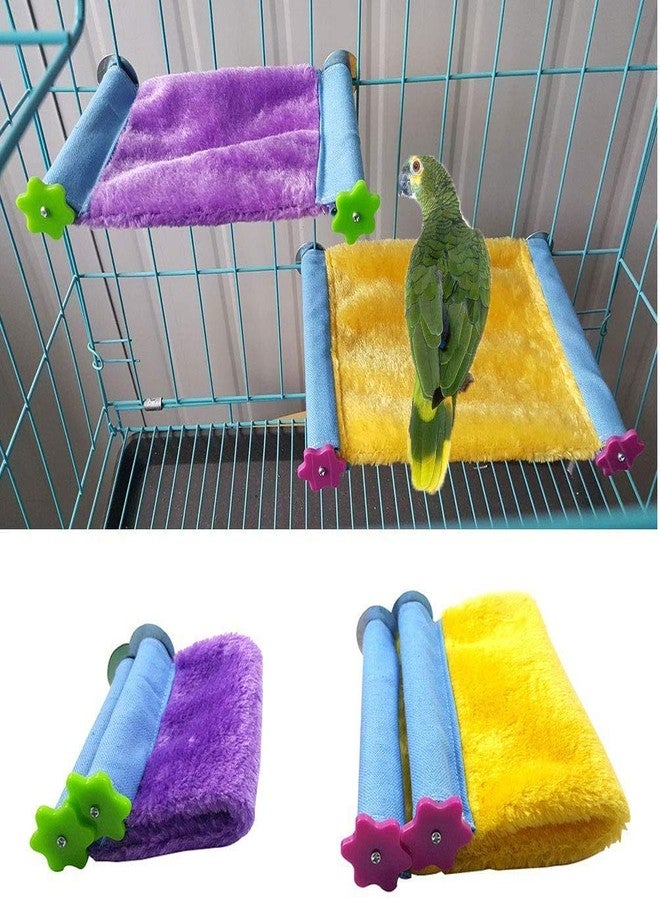 Litewoo Bird Nest Bed Hammock Toy Hamster Warm Comfortable Hanging House Perch Stand for Parrot Parakeet Cockatiel African Grey Cockatoo Lovebird Conure Finch Chinchilla Rat Gerbil Cage Accessories (L) - Image 1