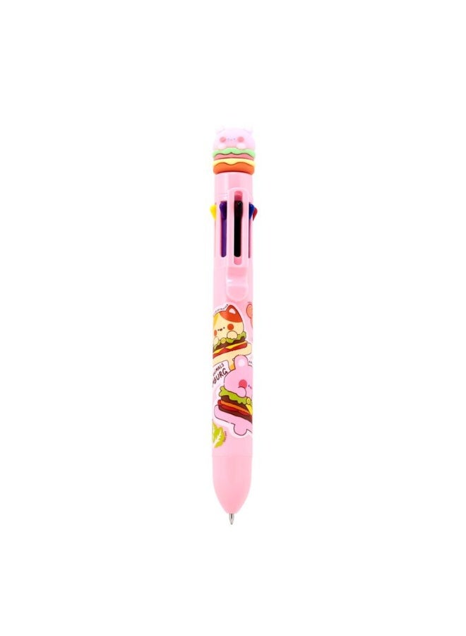 Puckator Cute Hamburger Multi-Color Ballpoint Pen with Fun Topper – Novelty Stationery Pen for Kids, Assorted 1 Piece, Creative Writing School Office Supplies Gift Pen for Fun Learning & Drawing - Image 5