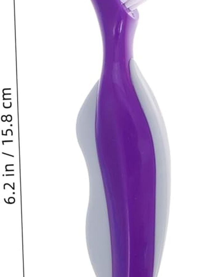 5pcs Dual Head Denture Cleaning Brush Portable Oral Care Kit for Travel - Image 3