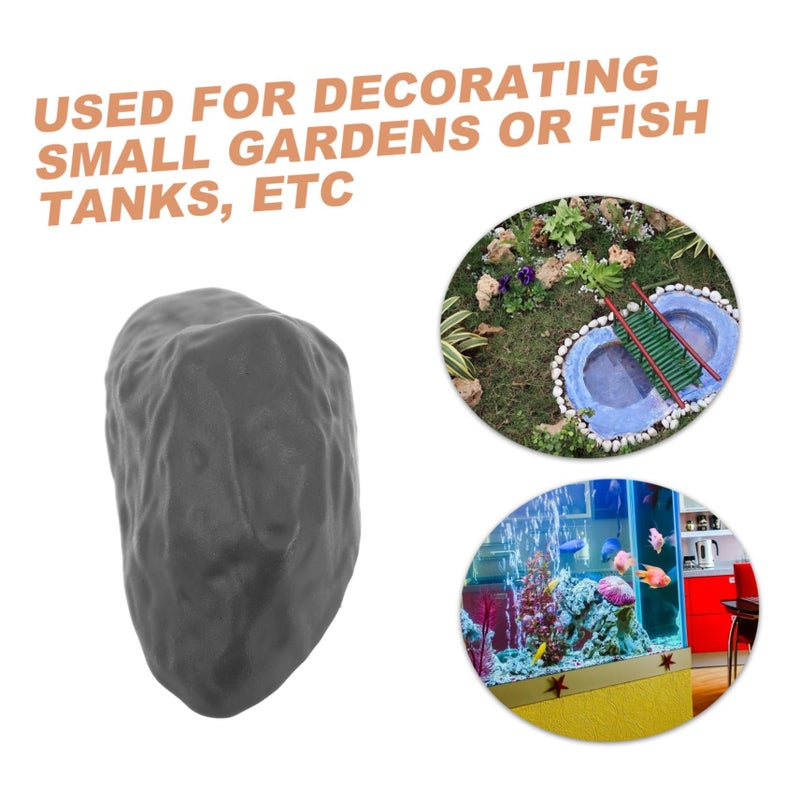 Miniature Fake Rocks 50pcs Realistic Diorama Stones Small Pebbles for Crafts Terrarium Garden - Image 4