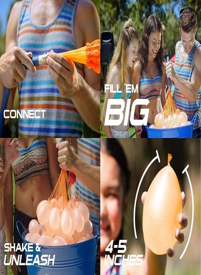 أسينشين 15 حزمة من بالونات الماء مع بالونات هولي ذاتية الإغلاق 555، يتم ملؤها في 60 ثانية، سهلة وسريعة التحضير، مثالية لحفلات الرش مع الأطفال والكبار (عبوة من 555 بالونًا). - Image 4