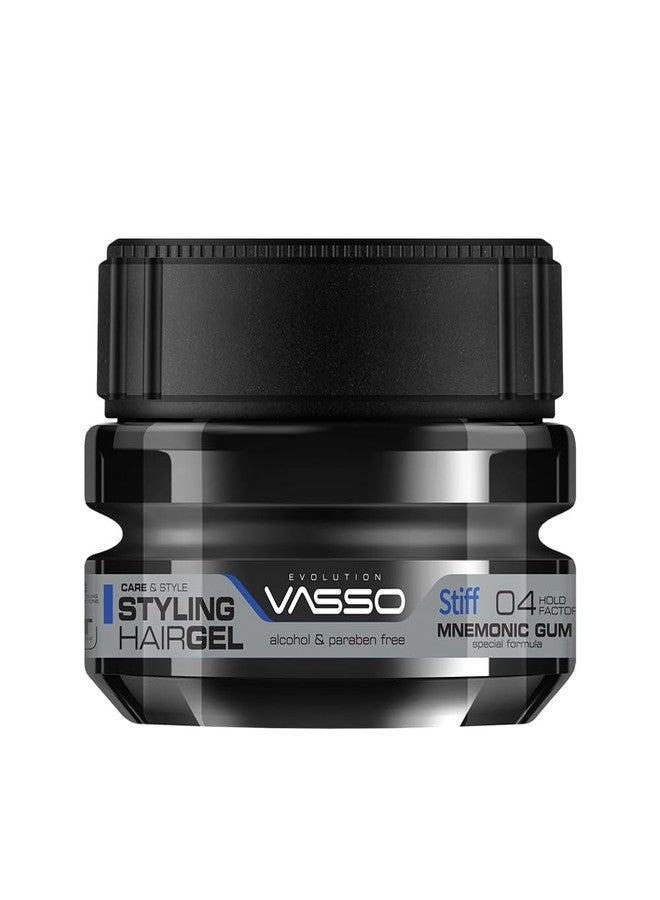 Vasso Hair Styling Gel | All Hair Types | Super Hold and Wet Look | Memory Foam for 24 Hours | MNEMONIC GUM Stiff 250 ml - Image 1