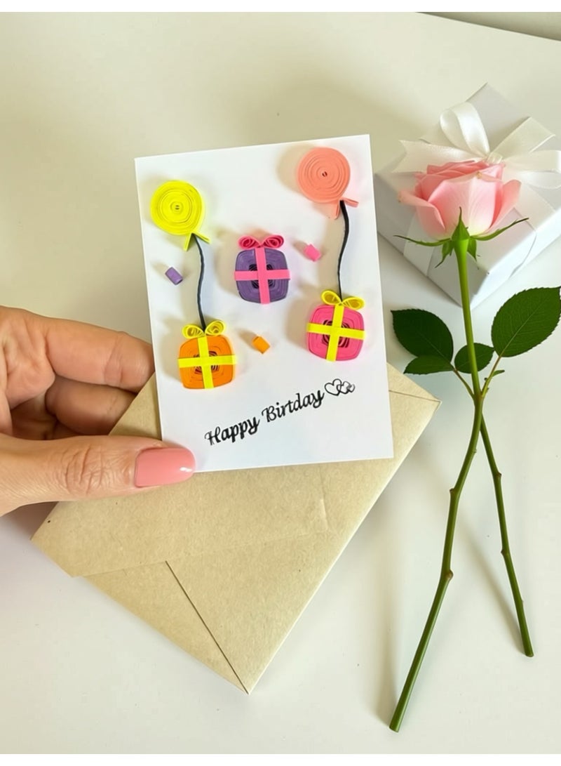 Gift For Birthday, Birthday Handmade Greeting Card, Perfect Gift for Kids, Boys, Girls, Friends and Family, Unique Decorative Card for Birthday Parties and Special Celebrations - Image 1