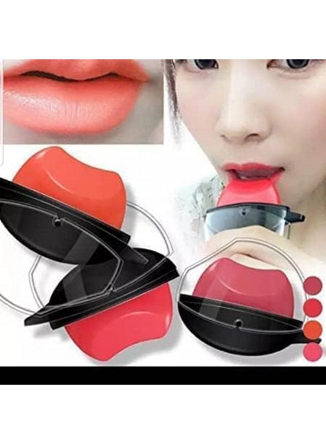 Caltero Elecsera Apple Shape/Lip Shape, Matte Lipstick for Women Pack of 1 (multicolour) - Image 4