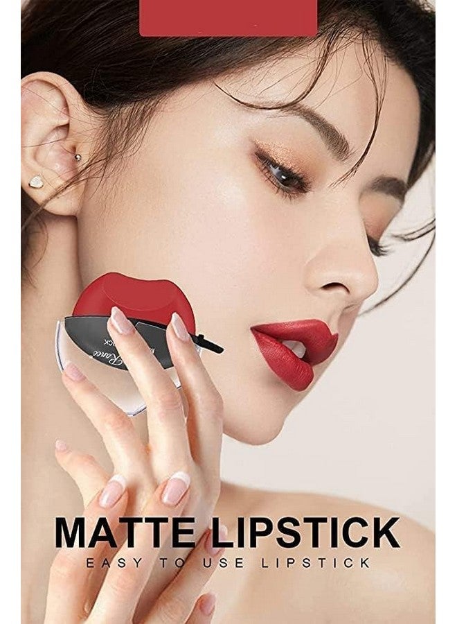 Caltero Elecsera Apple Shape/Lip Shape, Matte Lipstick for Women Pack of 1 (multicolour) - Image 5