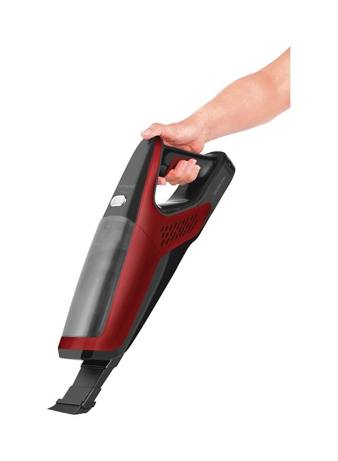 HITACHI Powerful Cordless Vacuum Cleaner, 2-in-1 Upright Stick & Handheld Vacuum with 21.6V Li-ion Battery, 120W High Suction, 70 Minutes Run Time, Turbo Electric Suction Head with Led Light 120 W PVX85M ‎Metalic Red - Image 5