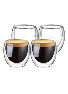 هوب زوزا طقم فنجان قهوة زجاجي  - Image 1