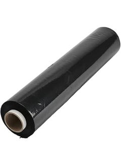 ECVV Stretch Film Roll/Wrap for Packaging, Industrial Heavy Duty Pallet Wrapping Film - Black, Single Roll (3 Kg x 300g Core)  - Image 1