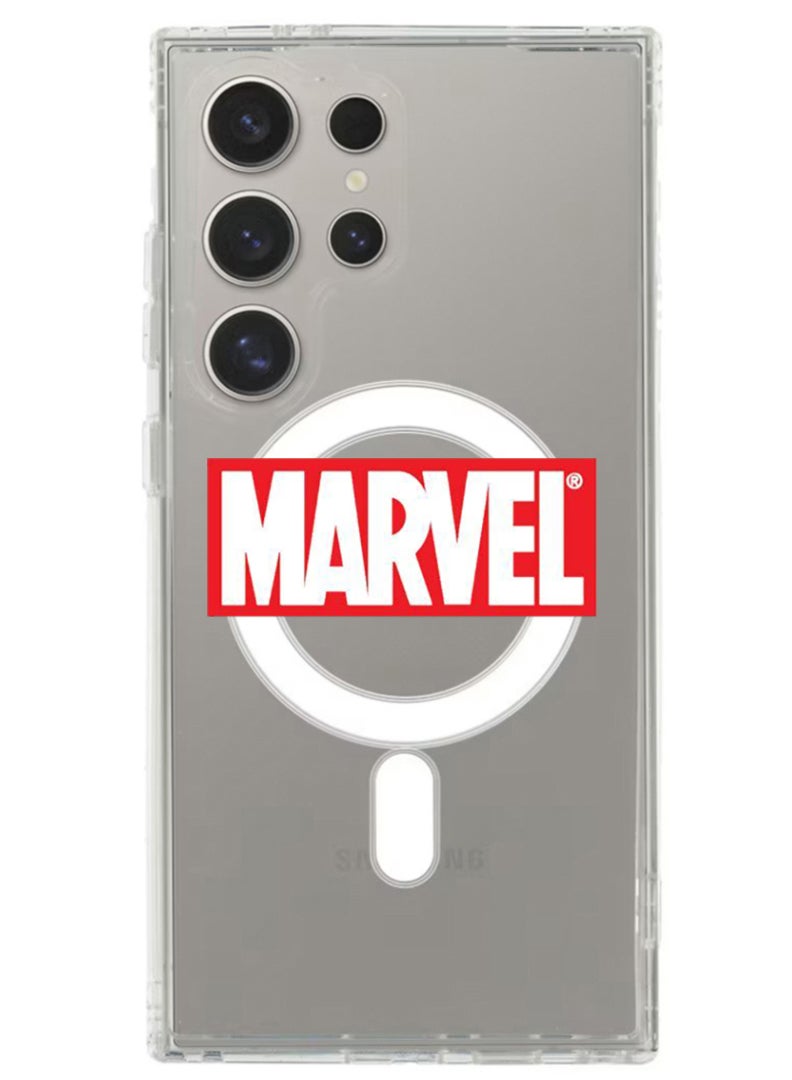 Theodor Magnetic Case for Samsung Galaxy S24 Ultra 6.8-inch Compatible with MagSafe Wireless Charging, Shockproof Phone Bumper Cover Marvel - Image 1