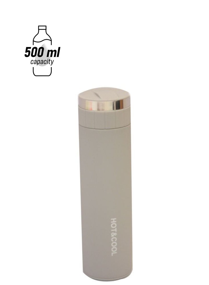 نيبمينينت زجاجة ماء معزولة من الإستانلس ستيل مع فلتر رمادي 500ملليلتر - Image 1
