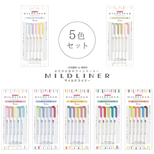 Zebra Pen Zebra WKT75CNCN Highlighter Mild Color NC5 Colors - Image 3