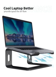 Home & More Elegant and Simple Deigned Aluminum Alloy Laptop Stand Compatible with 10 to 16 inches Laptops  - Image 4