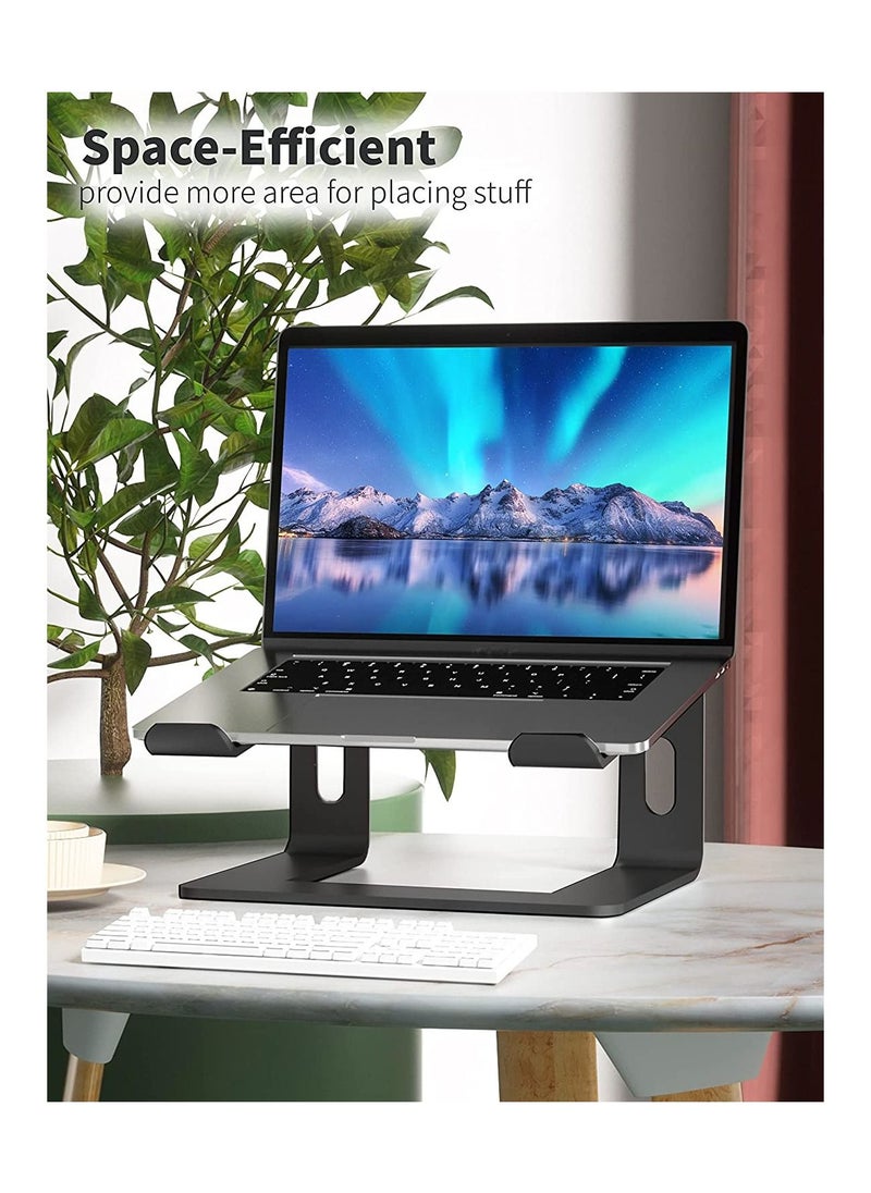 Home & More - Elegant and Simple Deigned Aluminum Alloy Laptop Stand Compatible with 10 to 16 inches Laptops - Image 1