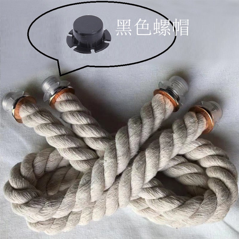 Factory Hemp Rope Portable Belt Soft And Hard Rope Bag Accessories Beach Bag Variety Diy Woven Hemp Rope Bag Buckle Accessories - Image 1