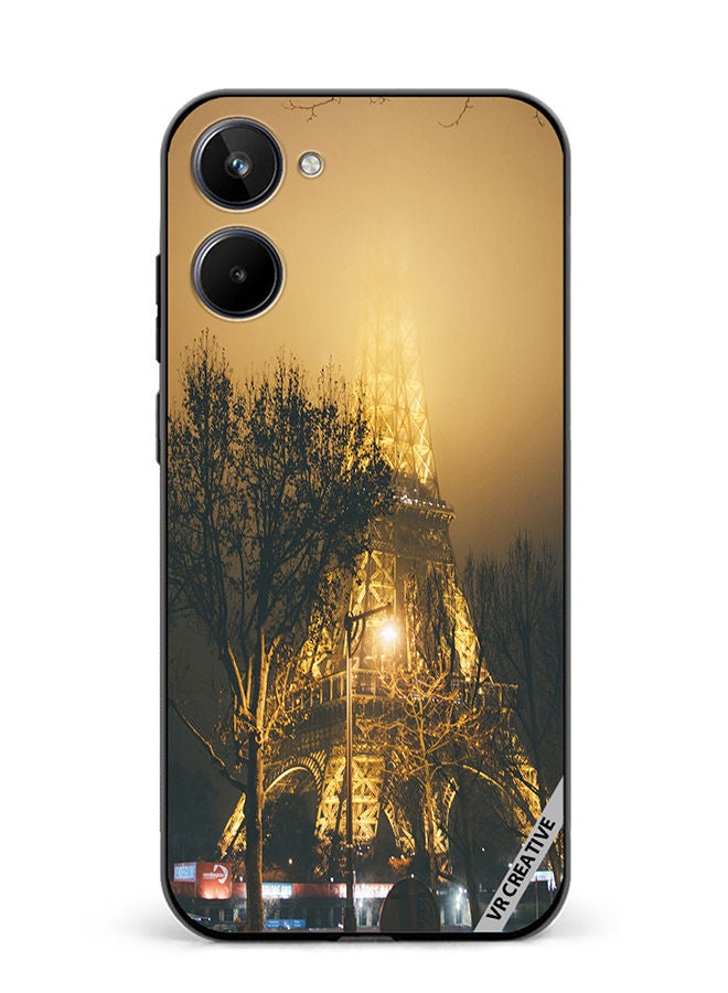 VR CREATIVE Protective Case Cover For Realme 10 Eiffel Paris Design Multicolour - Image 1