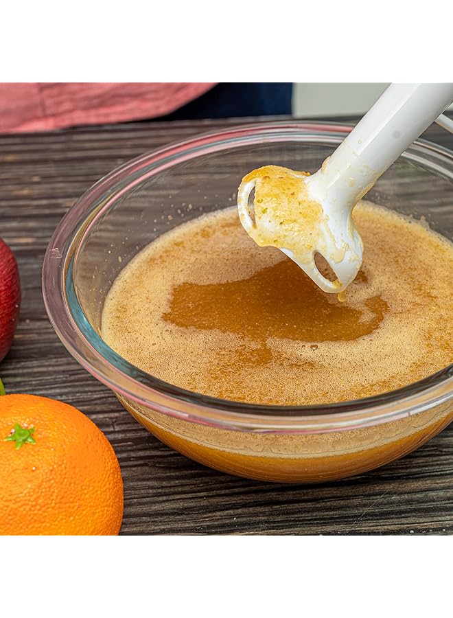 أولسنمارك خلاط يدوي بشفرة من الفولاذ المقاوم للصدأ، منخفض الضوضاء، OMHB2474، 200 واط، تحكم بسرعتين، مثالي للعصائر والمشروبات المهروسة والمزيد، قضيب خلط قابل للفصل بسهولة - Image 5