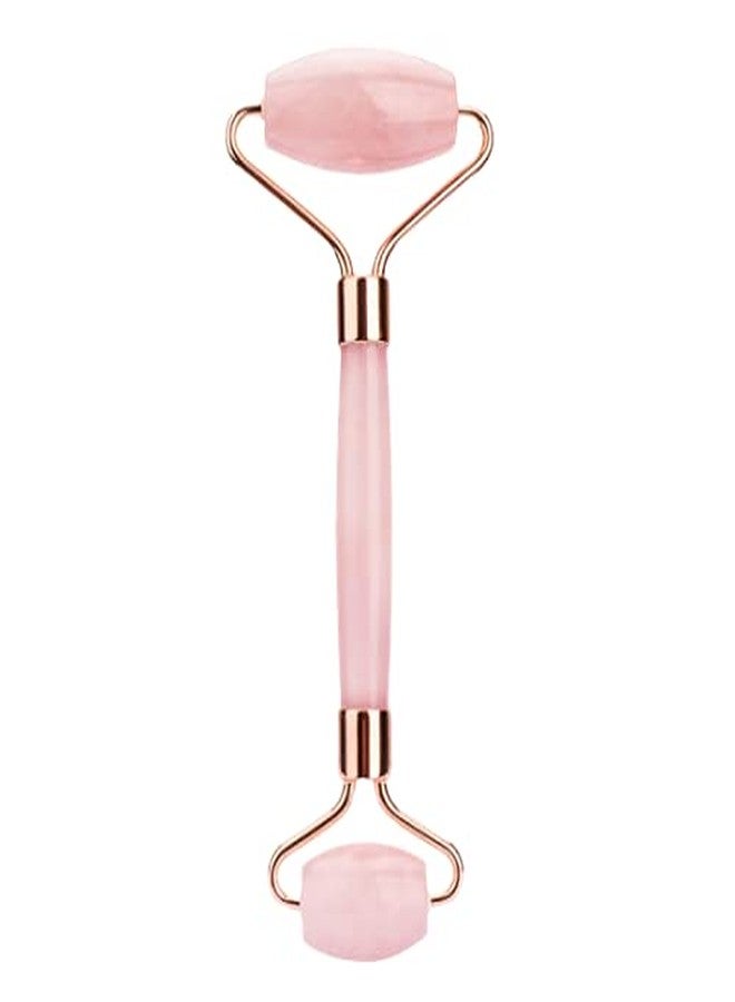 Getmecraft Rose Quartz Face Roller and Gua Sha Set Jade Roller for Skin Care, Anti Ageing 100% Natural Rose Quartz Jade Stone - Image 2