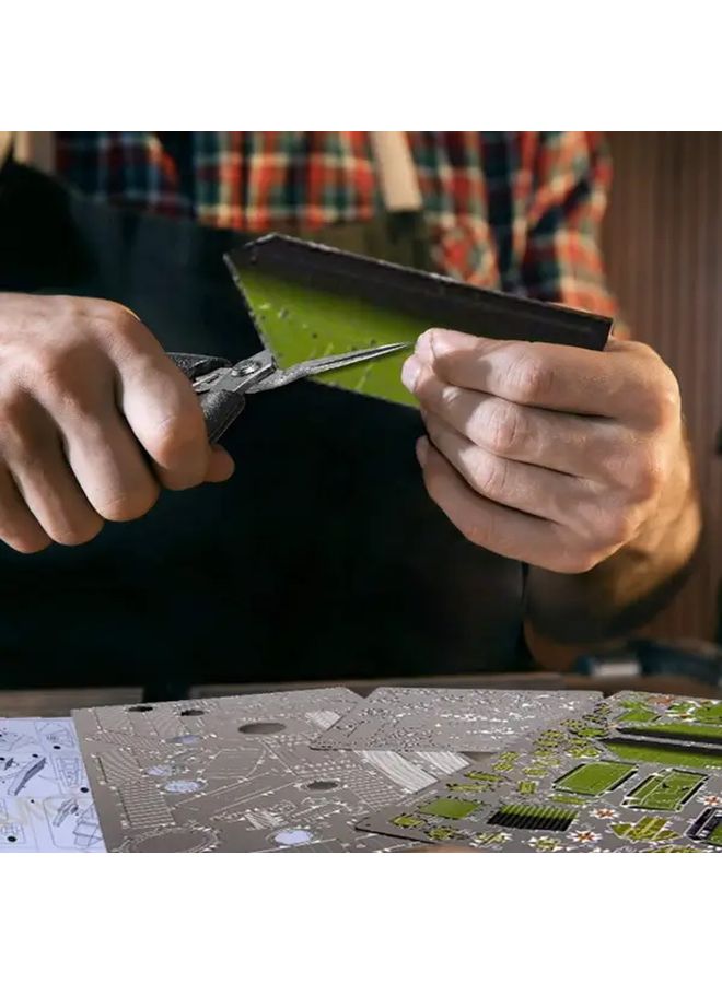 Variant 3D Metal Model Tools 2pcs Set Mini Flat Nose Pliers with Comfort Grip Handles - Image 5