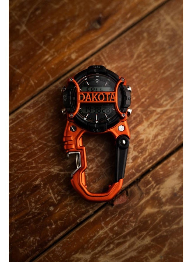 Dakota Digital Cage Clip Bottle Opener, Clip Watch, Travel Alarm Watch with Watch Dial Protection, Alarm, Stopwatch, Outdoor Gifts for Men and Women, Use for, Fishing Hunting, and More, Tactical Watch - Image 3