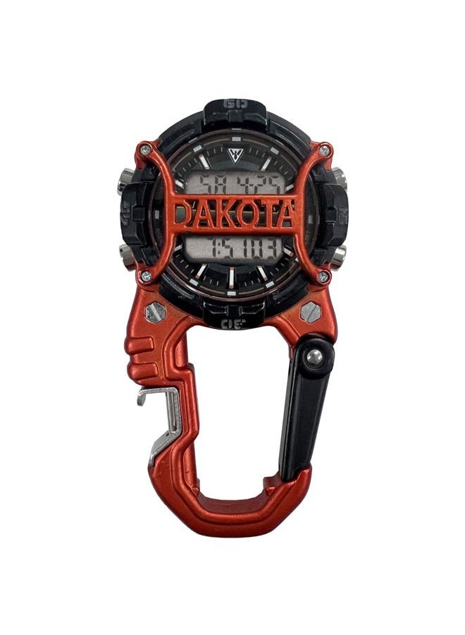 Dakota Digital Cage Clip Bottle Opener, Clip Watch, Travel Alarm Watch with Watch Dial Protection, Alarm, Stopwatch, Outdoor Gifts for Men and Women, Use for, Fishing Hunting, and More, Tactical Watch - Image 1