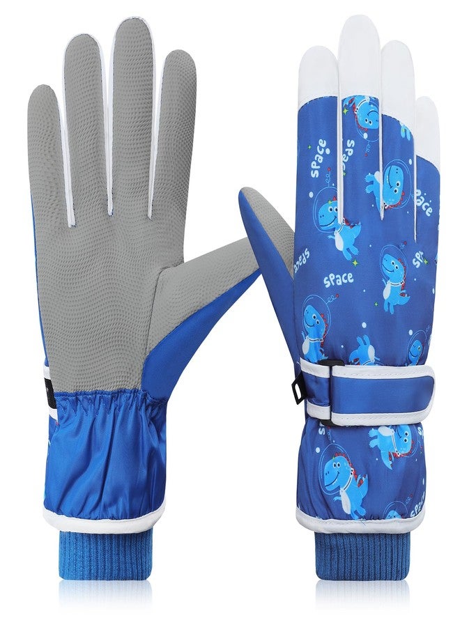 coclothy Winter Ski Gloves for Kids, Warmest Waterproof and Breathable Snow Gloves for Cold Weather, Touchscreen Snowboard Glove for Boys & Girls - Image 1
