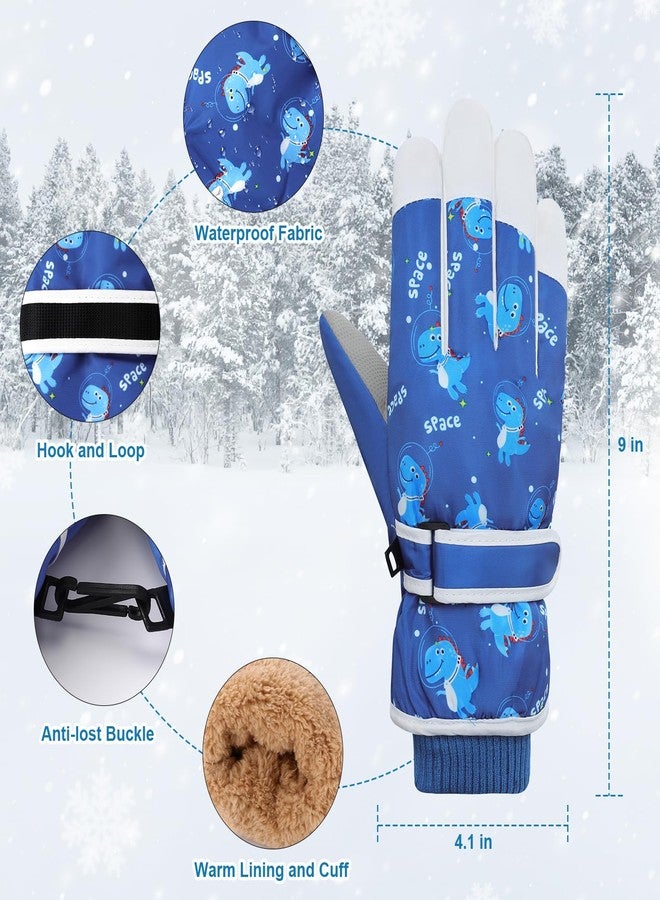 coclothy Winter Ski Gloves for Kids, Warmest Waterproof and Breathable Snow Gloves for Cold Weather, Touchscreen Snowboard Glove for Boys & Girls - Image 3