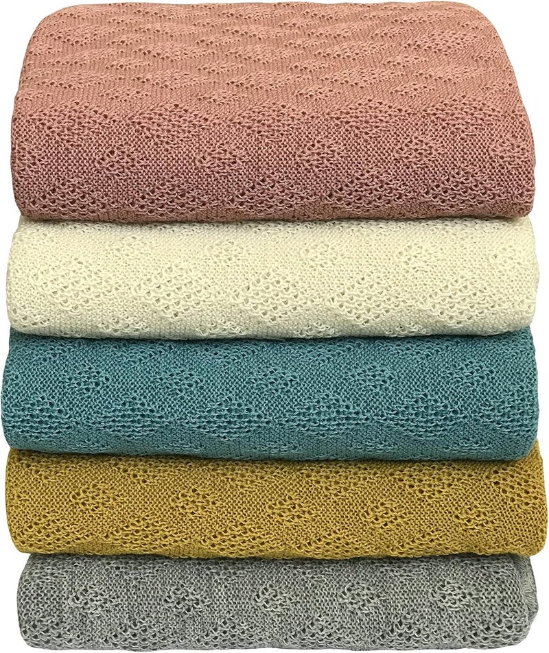 Ecoable Baby Warm Blanket: Washable Merino Wool Receiving Thermal Blanket, 31x40 inches (Orange) - Image 4