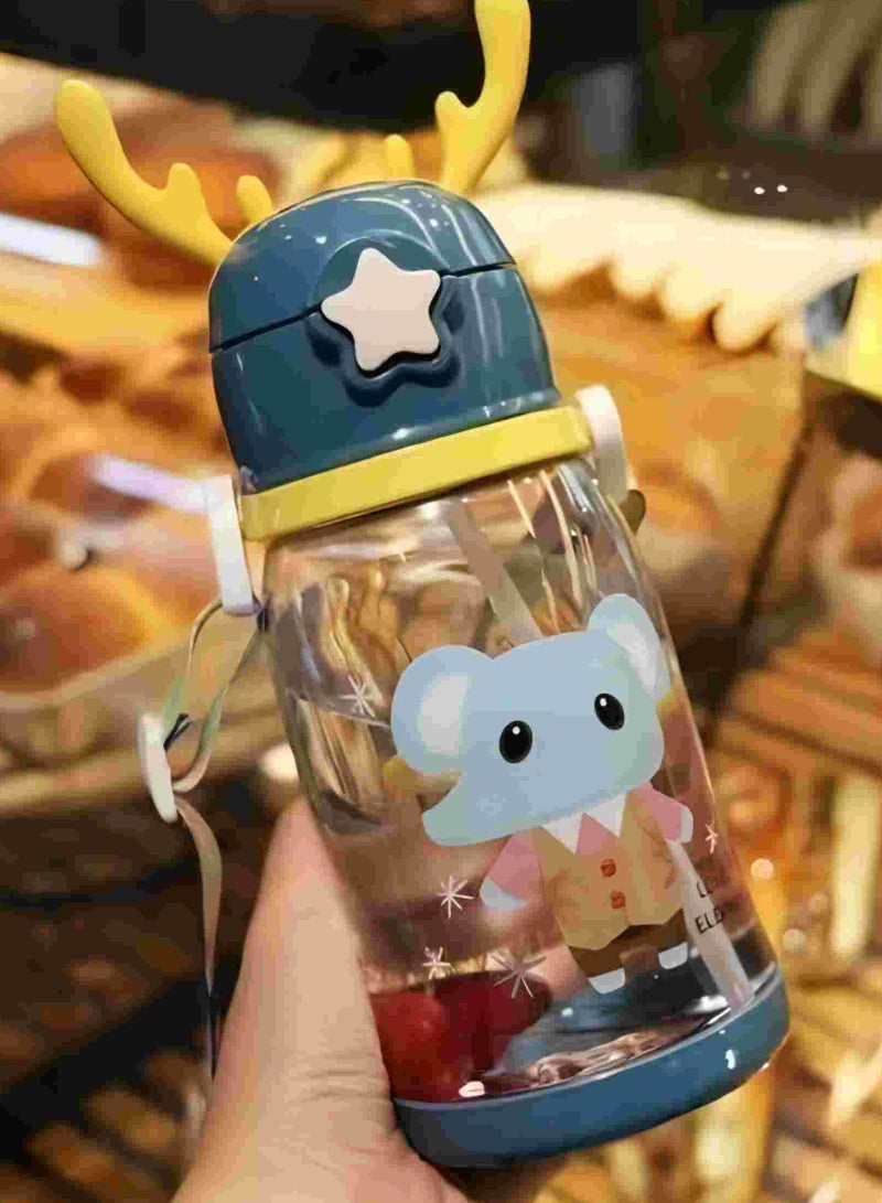 أوريتي زجاجة المياه تحت عنوان الكرتون مع القش - Image 1