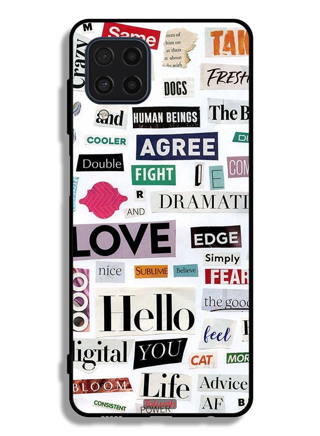 Tolwak Samsung Galaxy M32 4G Protective Case Cover Short Quotes Stickers - Image 2