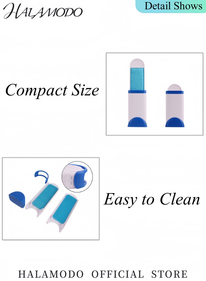 HALAMODO Portable Hair Remover Self Cleaning Slicker Brush Dog Cat Bunny Pet Grooming Shedding Brush Easy to Remove Loose Undercoat Pet Massaging Tool Suitable for Pets with Long or Short Hair - Image 3
