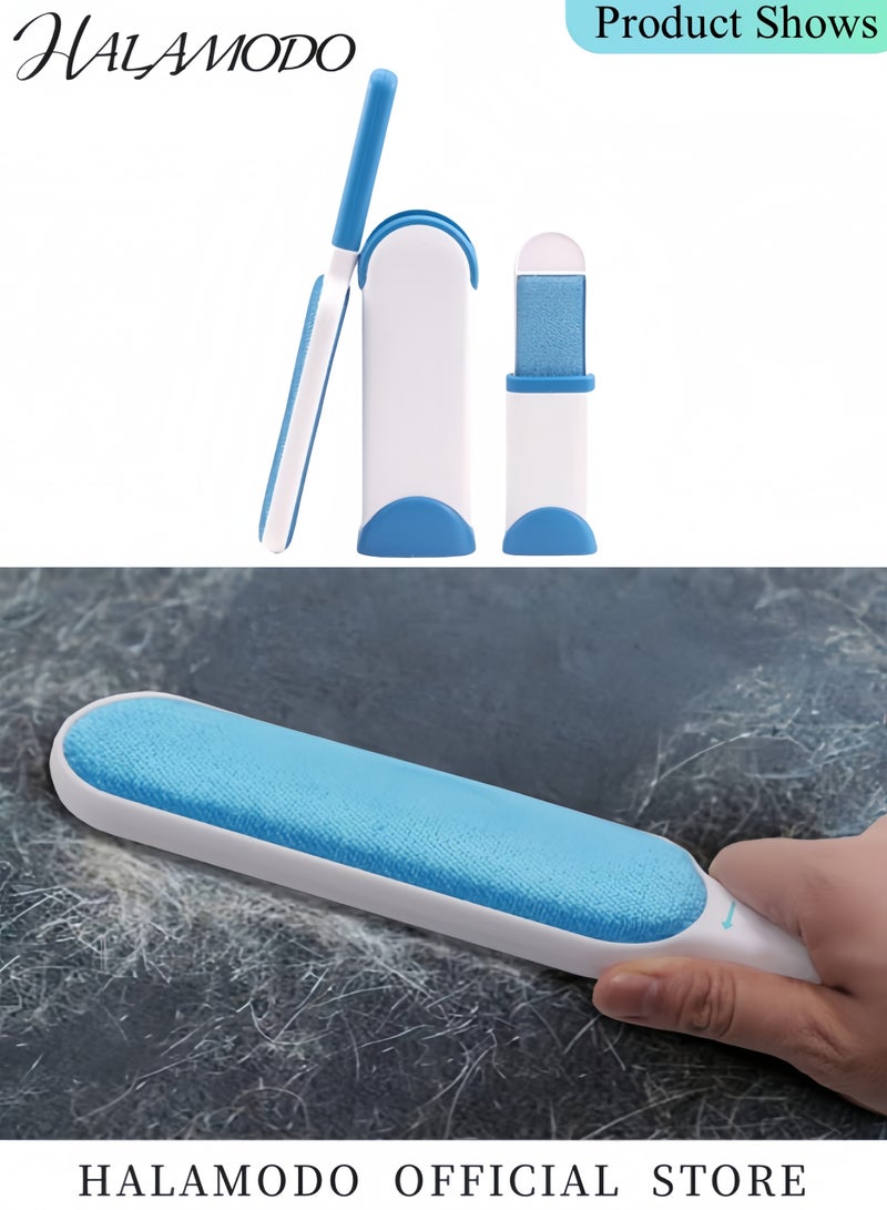 HALAMODO Portable Hair Remover Self Cleaning Slicker Brush Dog Cat Bunny Pet Grooming Shedding Brush Easy to Remove Loose Undercoat Pet Massaging Tool Suitable for Pets with Long or Short Hair - Image 5