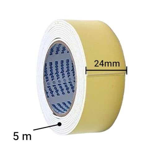 TRENDIKRAFT Pack of 3 Two Way Double Sided Tape Combo of Heavy Duty Acrylic Foam Tape For Car (5mtr), Transparent Nano Tape (3mtr) and Both Side Adhesive White Foam Tape (5mtr) For Wall Craft - Image 4