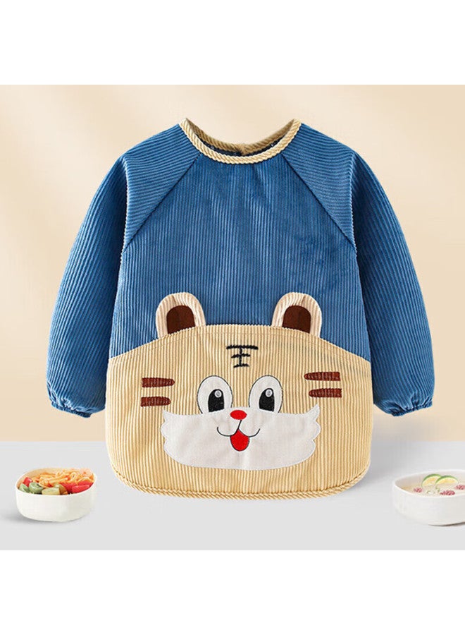 9i9 Baby Bibs Eating Backward Clothes A Kindergarten Warm Long Sleeve Anti-dirty Painting Clothes 22a177 - Image 4