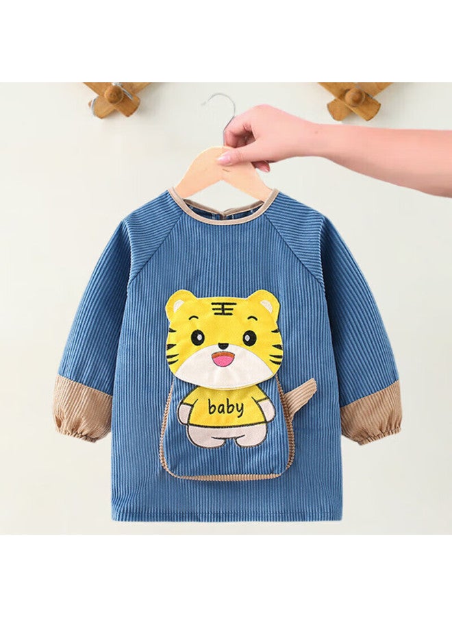 9i9 Baby Bibs Eating Backward Clothes A Kindergarten Warm Long Sleeve Anti-dirty Painting Clothes 22a177 - Image 3